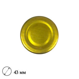 20шт. Крышка "твист-офф" d43мм (золотист.)