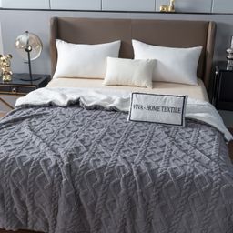 Плед Fluffy бамбуковая микрофибра FL009 200*230/ - Ситрейд фото 2