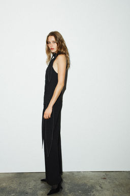 TOP WITH KNOT AND TOPSTITCHING - Zara фото 4