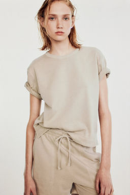 Pantalon corto en sudadera