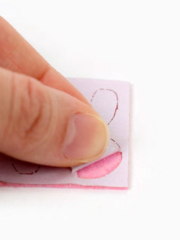 Цена за 2 шт. Брелок из фетра «Зайка», набор для творчества