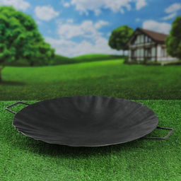 Сковорода садж Вороненый диаметр 50 см, толщина стали 2 мм