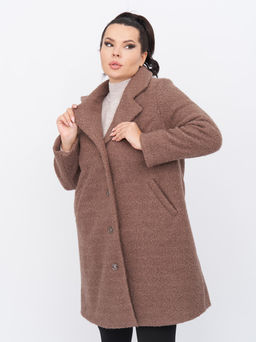 Пальто из букле ZPL13023BRW19 - Артесса фото 3