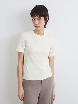 Bisiklet Yaka Kad?n Ti??rt