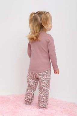 Crockid _ КР 400639/серая пудра,винтажные цветы к441 брюки д/дев яс