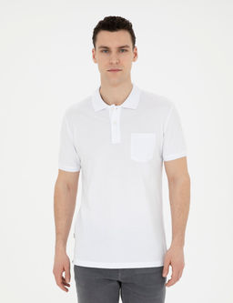 Beyaz Regular Fit Basic Ti__rt