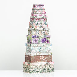 Набор коробок 10 в 1 Летняя феерия, 30 ? 19 ? 11.5 - 11.5?6?3.5 см