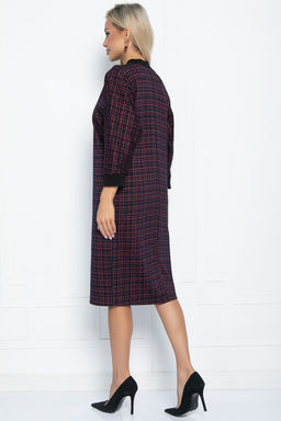 Платье Любите женщину (темно-бордовое) П11191 - Lt collection фото 3