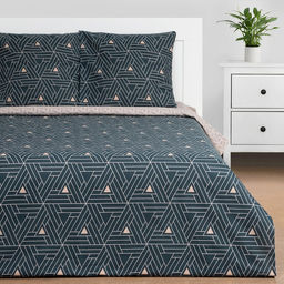 Постельное бельё Этель евро Triangular illusion 200х217, 220х240, 70х70-2 шт, бязь, 125 г/м2