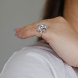 Кольцо Арт. 3V-3378-W - MyGemma фото 4