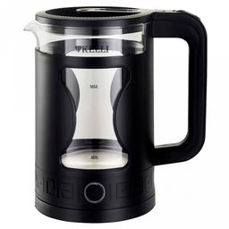 Чайник электрический "Kelli" 1,7л, комбинированный корпус стекло/пластик, термостойкое боросиликатное стекло, внутренняя подсветка, автоматическое отключение, поворачивающийся корпус на 360, закрытый нагревательный элемент, защита от перегрева, мощн