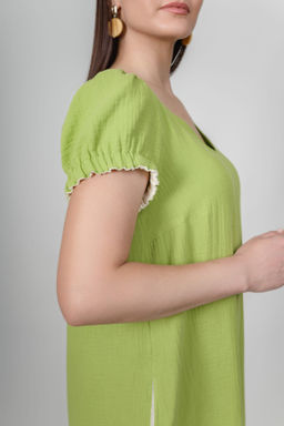 Платье из вареного муслина