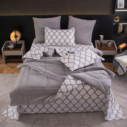 Комплект постельного белья Сатин Velouria Luxe с Одеялом VL011 Евро