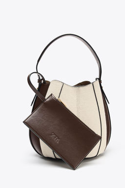 TOPSTITCH BUCKET BAG - Zara фото 4