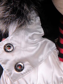 Куртка пуховая для девочки 33-5050 черный - Mini maxi фото 9