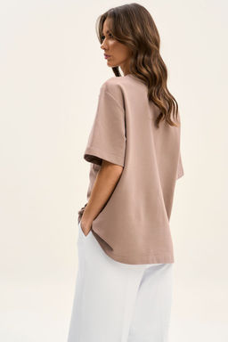 Футболка GO F1001CL/04-03.164-170 мокко мусс  фото 2