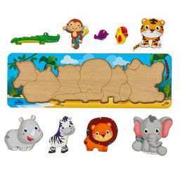 Рамка - вкладыш «Африка», 11 деталей, 30×10 см