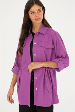 Женская фиолетовая куртка Неожиданная скидка в корзине - U.s. polo assn фото 3