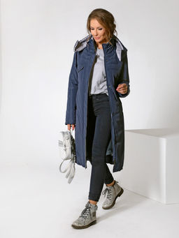 22414 Пальто т.синий - Dizzyway фото 2