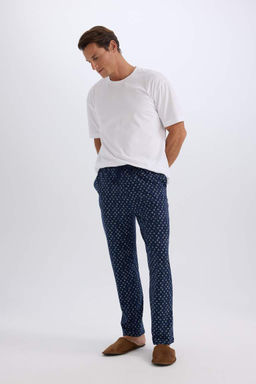 Regular Fit Desenli Beli Bagc?kl? Cepli Pijama Alt? - Defacto фото 3