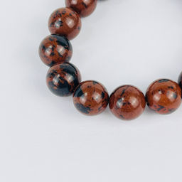 Браслет из Обсидиана - Радуга самоцветов фото 3