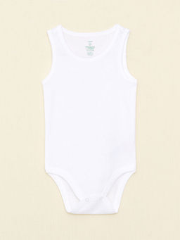 Bisiklet Yaka Basic Organik Pamuklu K?z Bebek ??t??tl? Body 2li - Waikiki фото 2