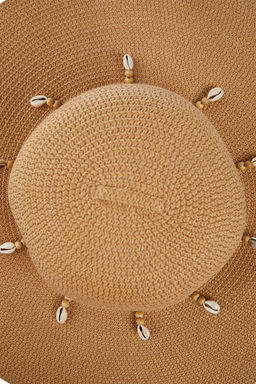 Camel Deniz Kabugu Detayl? Has?r Kad?n Sapka TWOSS23SP00011 - Trendyolmilla фото 7