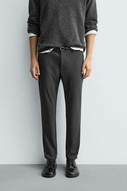 SLIM FIT COMFORT TROUSERS - Zara фото 33