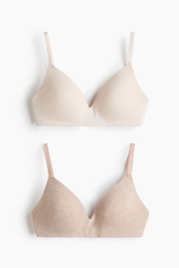 Pack de 2 sujetadores de algod?n sin aros - H&m фото 11