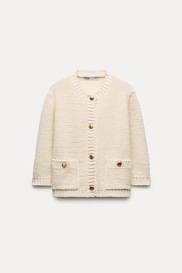 PLAIN KNIT CARDIGAN - Zara фото 13