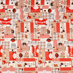 "Kitchen" Скатерть 150х145см, длина стола до 110см, на 4 персоны, хлопок "Комфорт" 171г/м2, "Домашняя мода" (Россия)