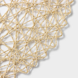 Салфетки сервировочные на стол Доляна «Одуванчик», 4 шт., d=38 см, бежевые