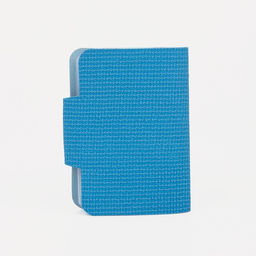 Визитница на кнопке, 24 карты, цвет голубой - Simaland фото 2