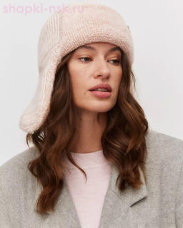 1015 WH Ушанка женская (56-58)