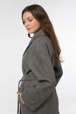 Пальто женское демисезонное Classic Reserve (пояс) - El podio фото 6