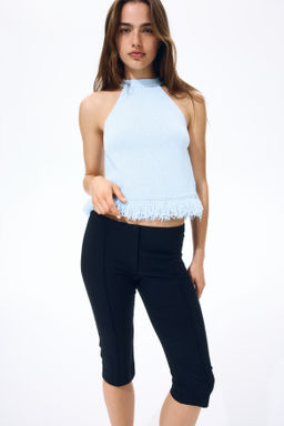 Top de punto con flecos - H&m фото 4