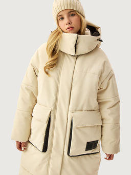 Пальто 6з5026 сливочный