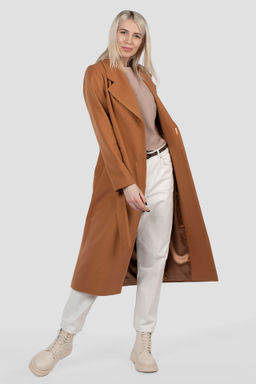 Пальто женское демисезонное (пояс) - El podio фото 7