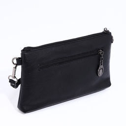 Сумка-клатч на молнии, цвет чёрный/красный - Simaland фото 5