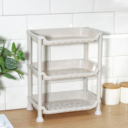 Этажёрка настольная 3 яруса «Пастель», МИКС