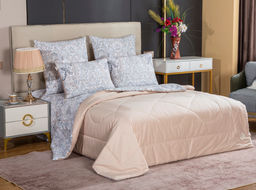 Комплект постельного белья с одеялом Филиппо (бежевый) Cotton, евро - Kazanov.a. фото 3