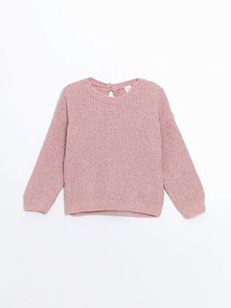 Bisiklet Yaka K?z Bebek Triko Kazak