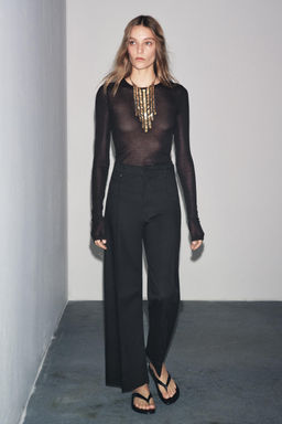 JEANS ZW COLLECTION WIDE LEG HIGH-WAIST