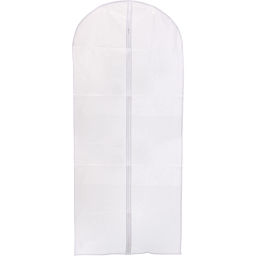 Цена за 3 шт. Чехол для одежды "ИДЕЯДОМА", цвет белый / прозрачный, 60*140см (пакет)
