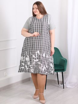 Платье больших размеров летнее - Almond фото 3