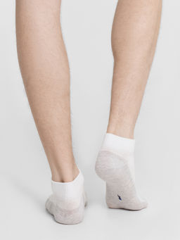 Цена за 5 пар! Носки мужские белые с меланжевым следом - Mark formelle фото 4