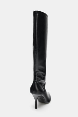 FITTED HIGH-HEEL BOOTS - Zara фото 7