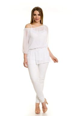 Блузка 880 белый - Novita фото 6