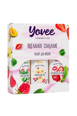 Набор гелей-смазок Yovee для любви (721004+721006+721012), вкусовые (клубника+мята+ваниль), 3х50 мл - Yovee by toyfa фото 2