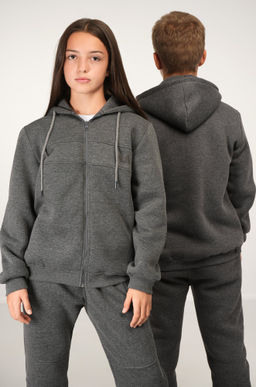 Теплый детский костюм из футера трехнитки с начесом Happyfox